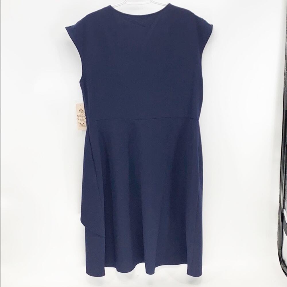 Nanette Lepore dark navy dress graduation wedding special occasion sz 16 - Picture 2 of 7